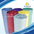 microfiber 100%polyester cleaning cloth in roll with dying color